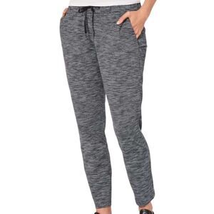 Lululemon Black White Print On The Fly Pant Drawstring Waist Jacquard Size 4